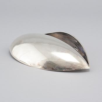 TAPIO WIRKKALA, a silver bowl, Hopeakeskus Tavastehus, model "Lieve", 1955.
