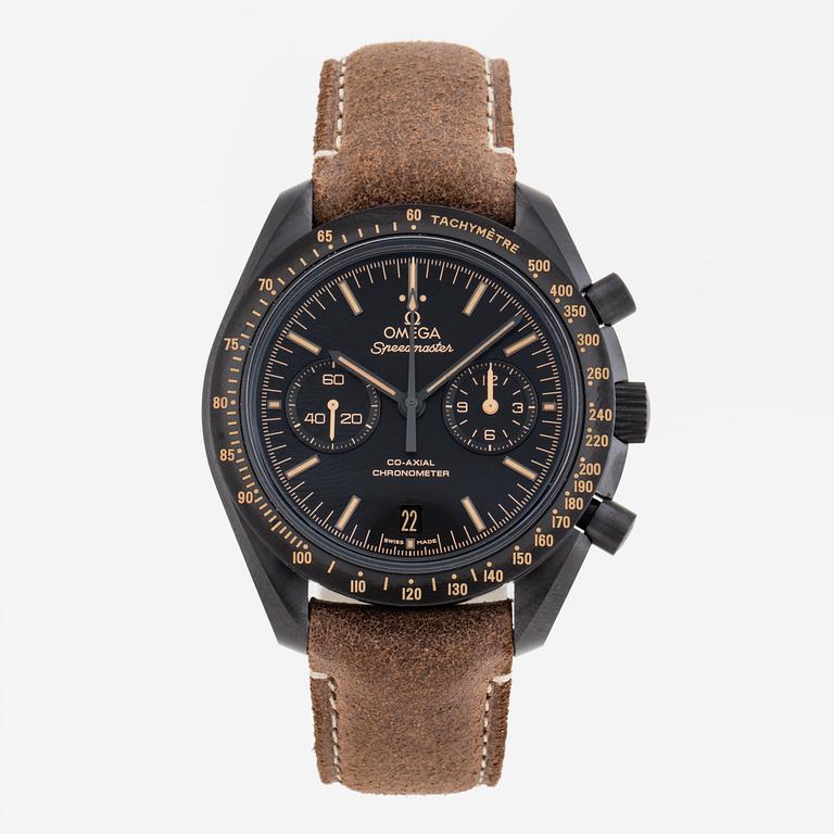OMEGA, Speedmaster, Dark Side of the Moon, Vintage Black, "Tachymètre", Chronometer, chronograph, wristwatch, 44,25 m.