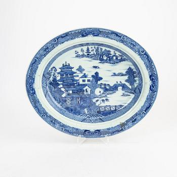 A Chinese Qianlong porcelain plate.