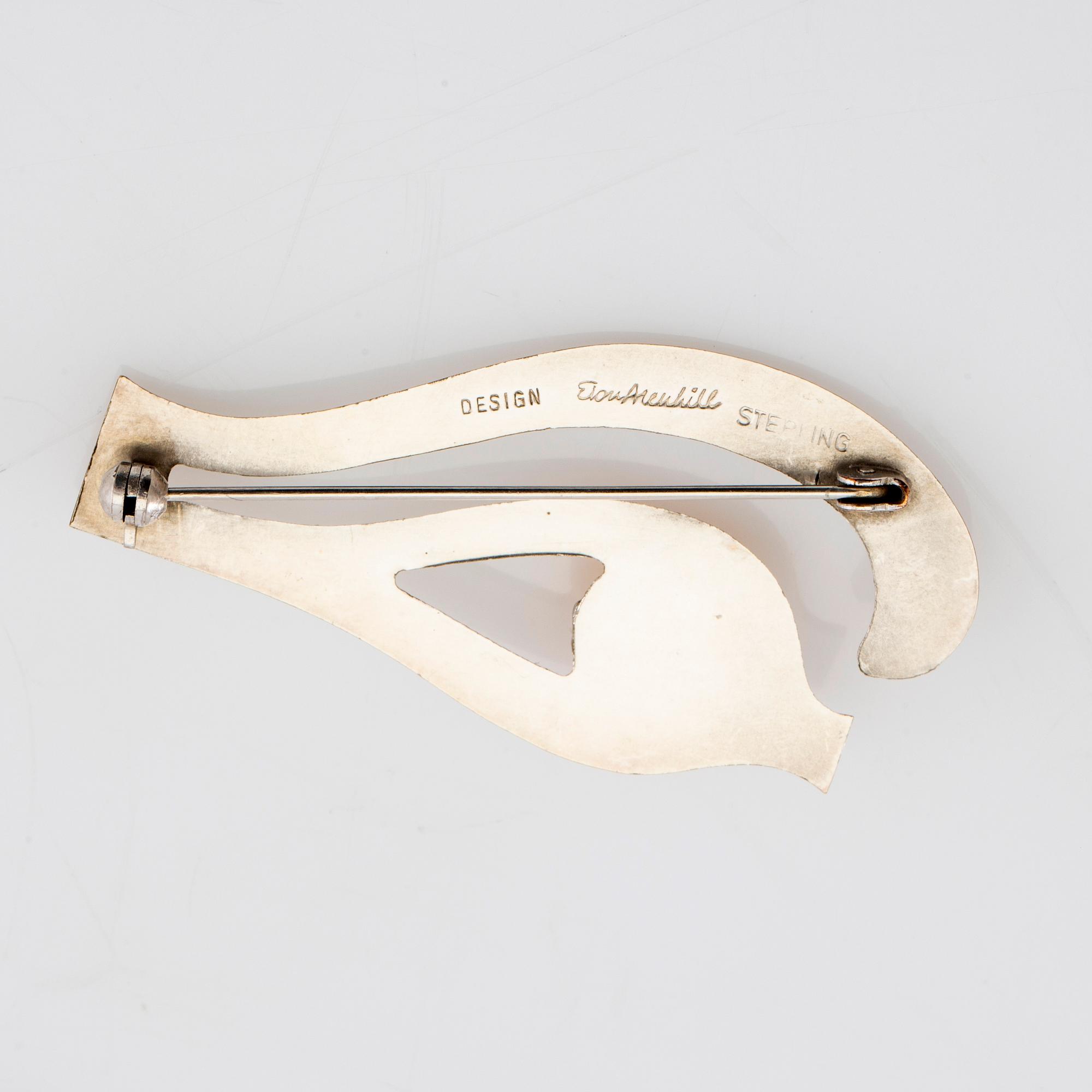 Elon Arenhill, Brooch of silver in the form of the Eye of Horus.