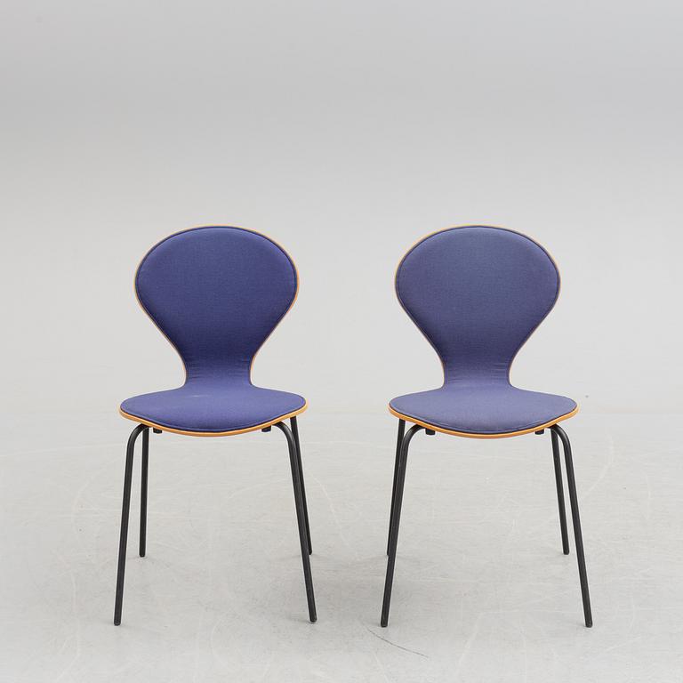 A pair of 'Rondo' chairs by Erik Ole Jorgensen, Danerka, Denmark, 21st century.