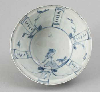 SKÅL, porslin, Kangxi, Kina 1600-tal.