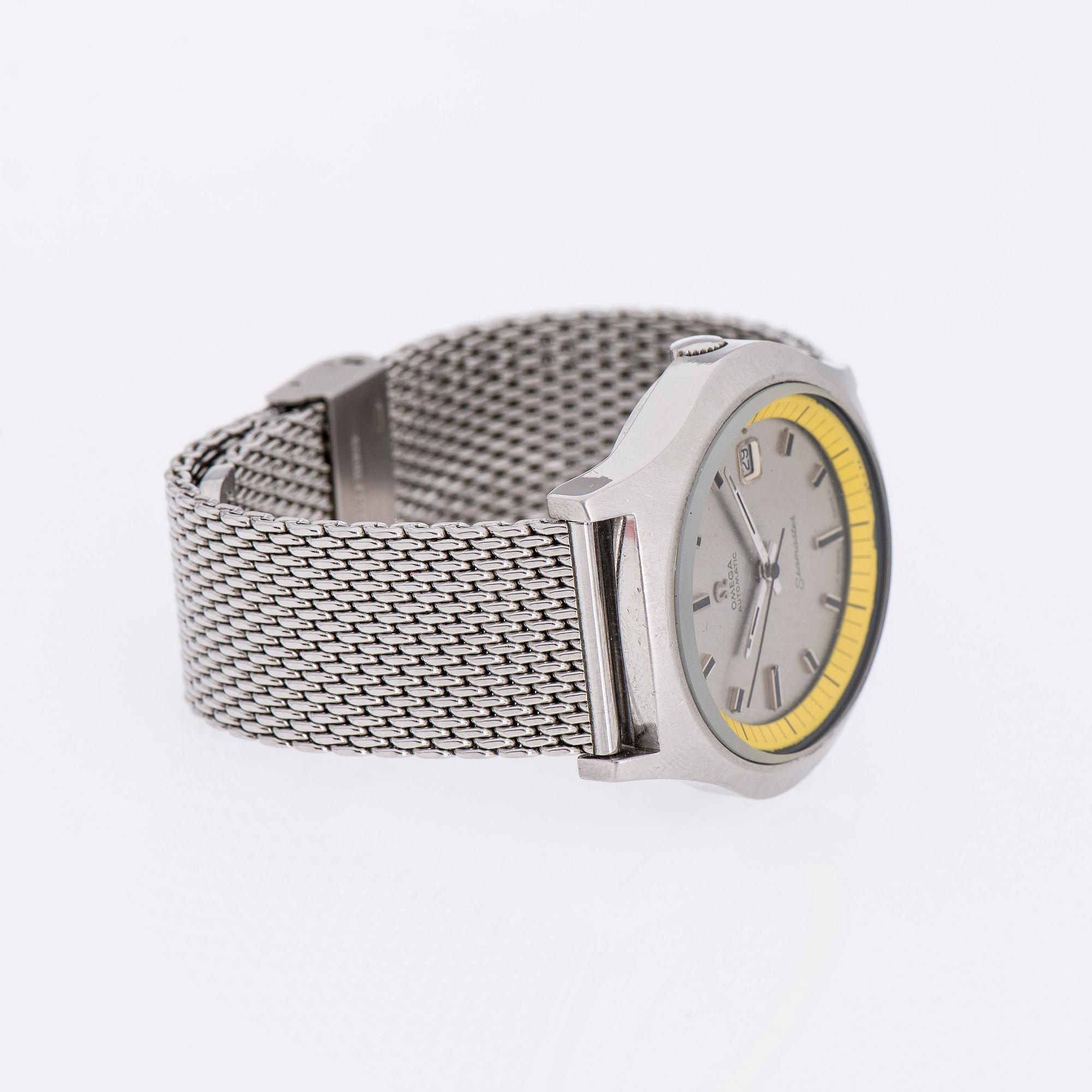 OMEGA SEAMASTER, automaatti, teräs. 1970-luvun alku.