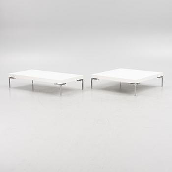 Two 'Charles' coffee tables, B&B Italia.