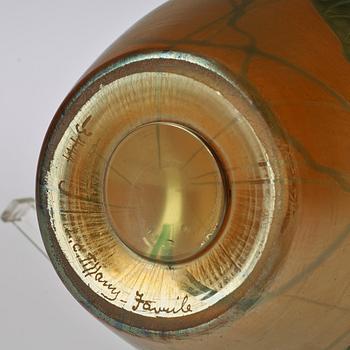 A Louis Comfort Tiffany 'Favrile' vase, early 20th century.