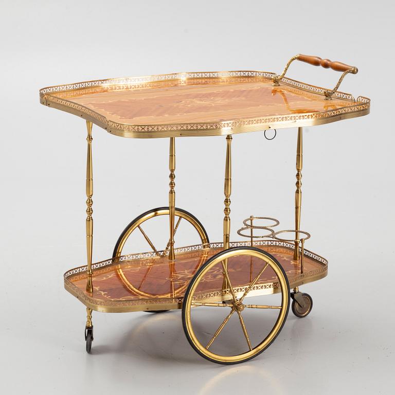 A serving trolley, second half of the 20th Century.