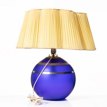 Malmö Metallvarufabrik, an imposing table lamp, variant of model "4173", Malmö, 1930s-40s.