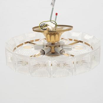 Carl Fagerlund, a ceiling light, Orrefors, 1960's/70's.