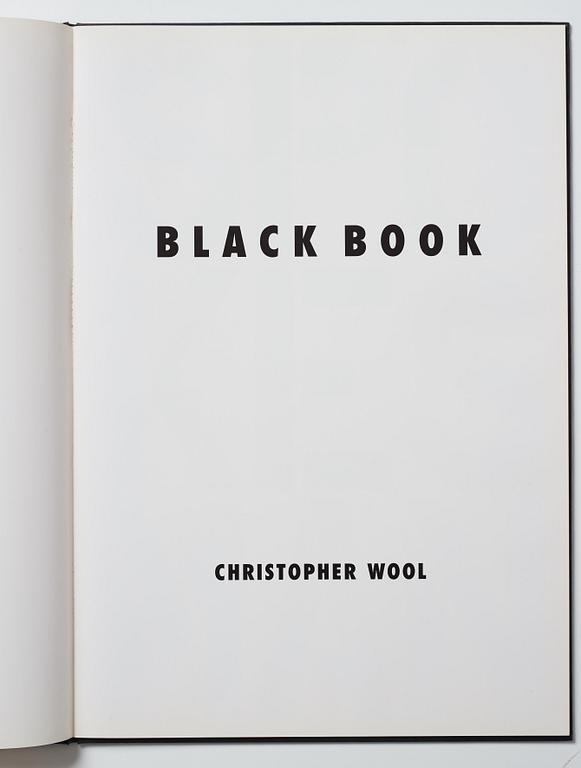 Christopher Wool, "Black Book".