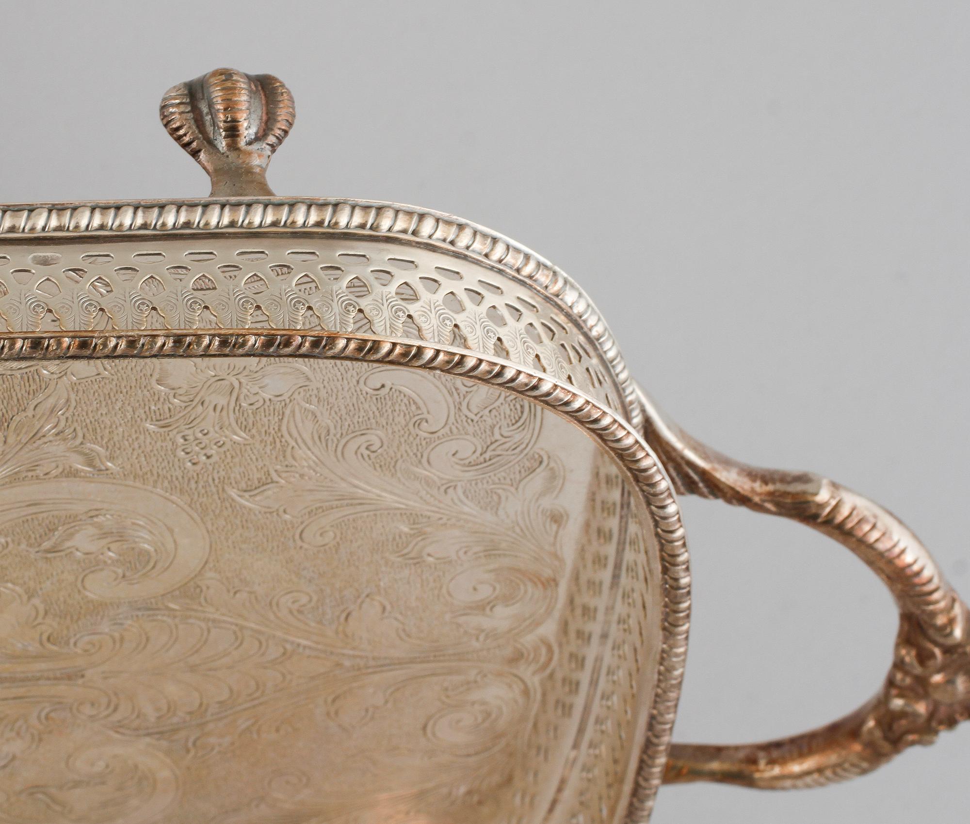 BRICKOR, nysilver, Cavalier och Sheffel, England, 1900-tal.