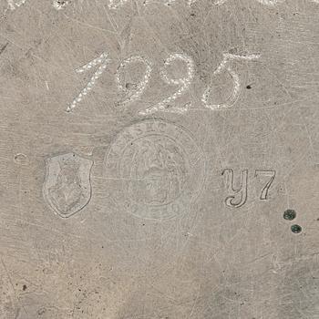 Estrid Ericson, dish, model "A 28", pewter, Svenskt Tenn, Stockholm 1925.