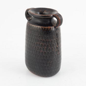 Stig Lindberg, vase and miniatures, 4 pieces, stoneware, Gustavsberg Studio.