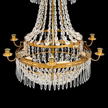 a late 20th century chandelier.