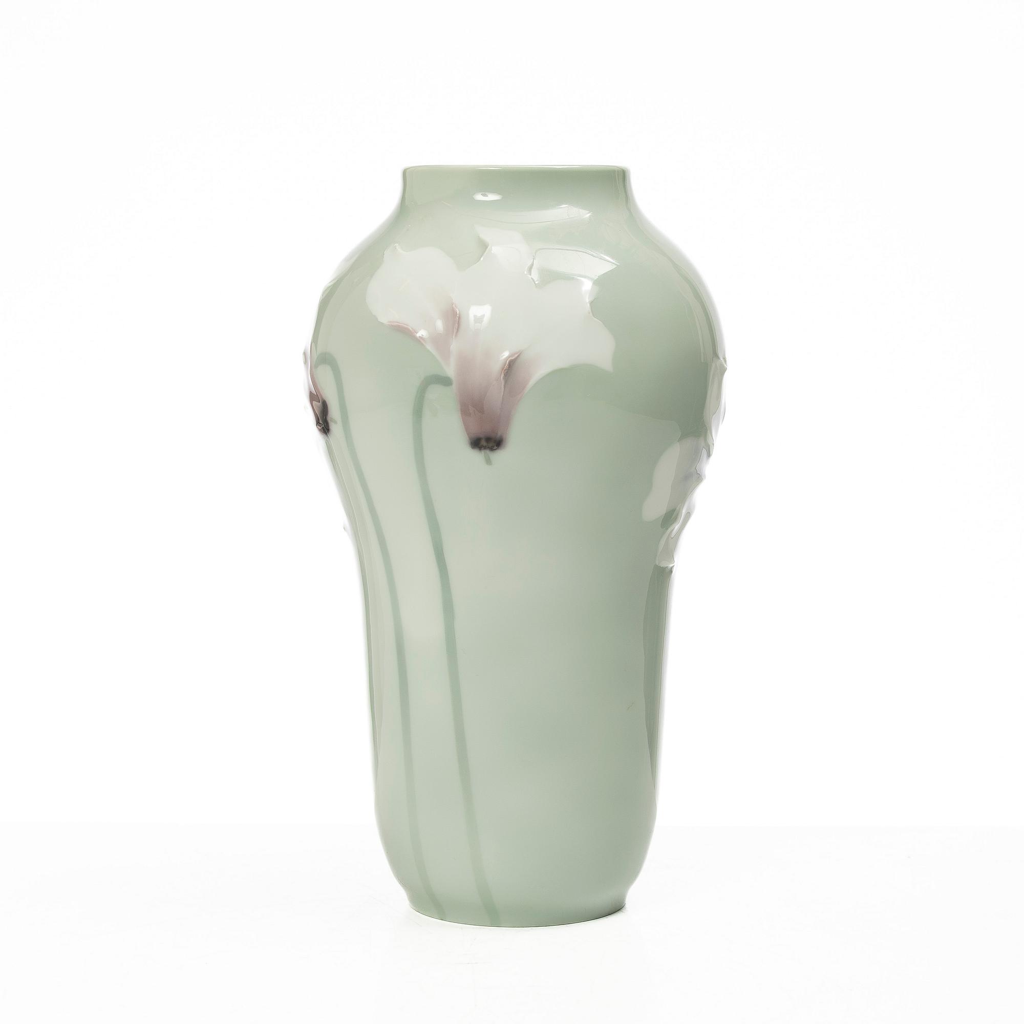 Karl Lindström, an Art Nouveau vase, Rörstrand, Sweden.