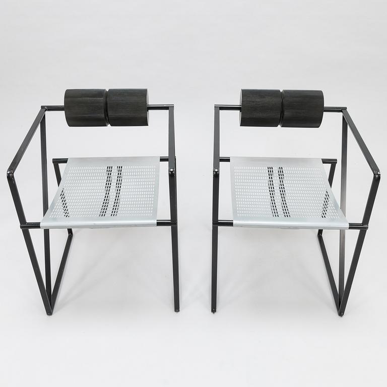 MARIO BOTTA, A set of six 1980's 'Seconda chairs' for Alias, Italy.