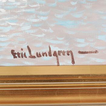 ERIC LUNDGREN, olja på duk, signerad.