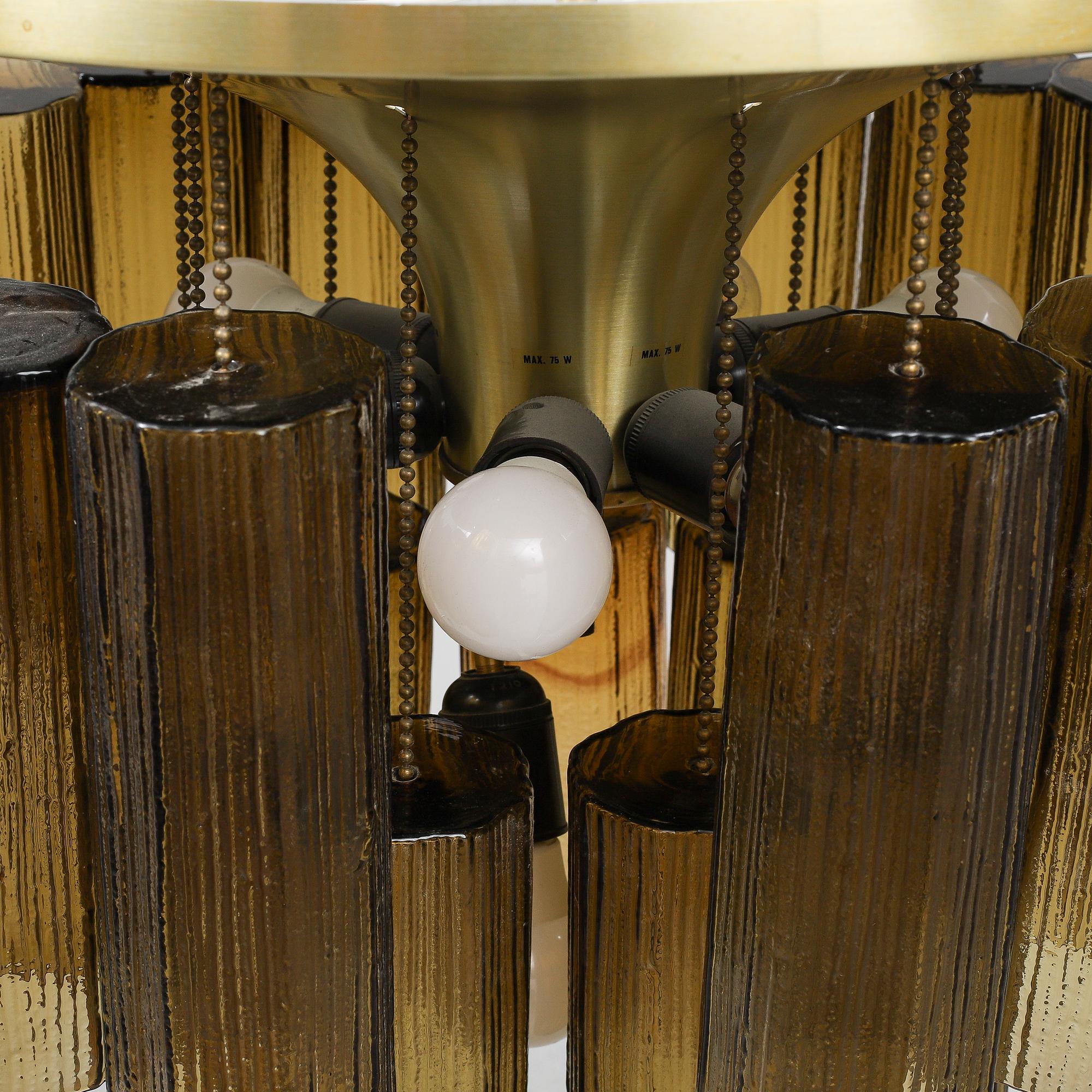 HANS-AGNE JAKOBSSON, a "T882" ceiling lamp, Markaryd, Sweden 1960-70's.