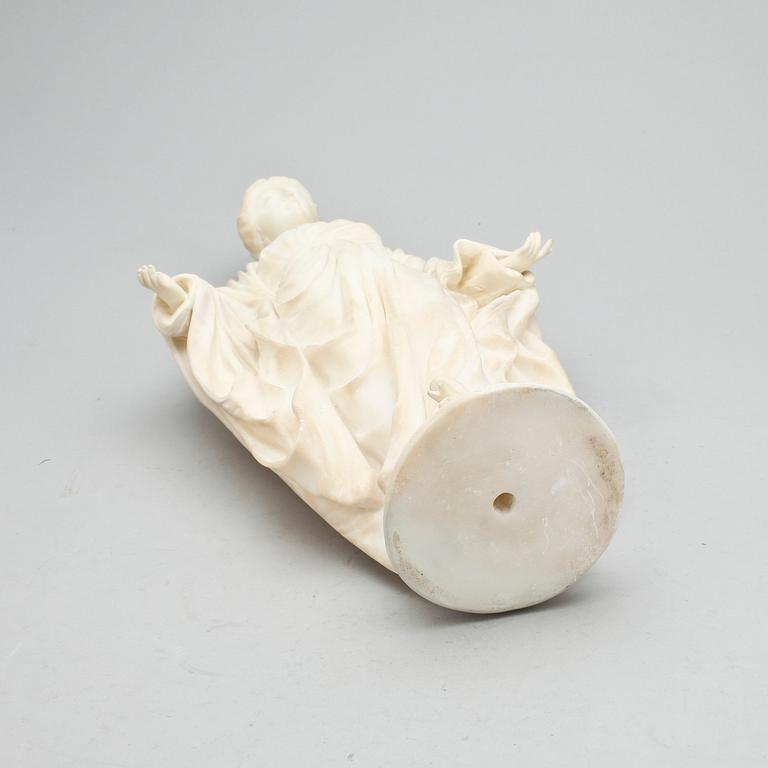 SKULPTUR, alabaster, 1900-tal.