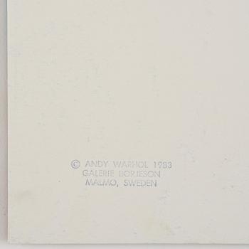 Andy Warhol, "With Hat", from: "Ingrid Bergman".