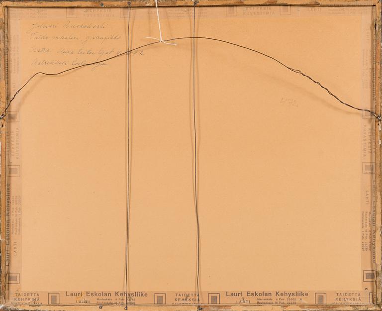 Jalmari Ruokokoski, color etching, signed.