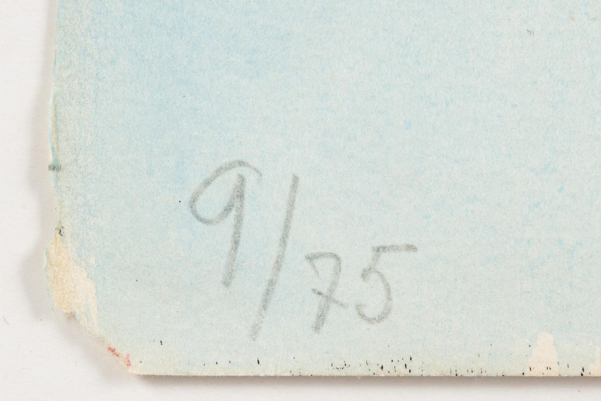 Djuric Miodrag Dado, 12 stycken litografier med mapp. Samtliga signerade och numrerade 9/75.