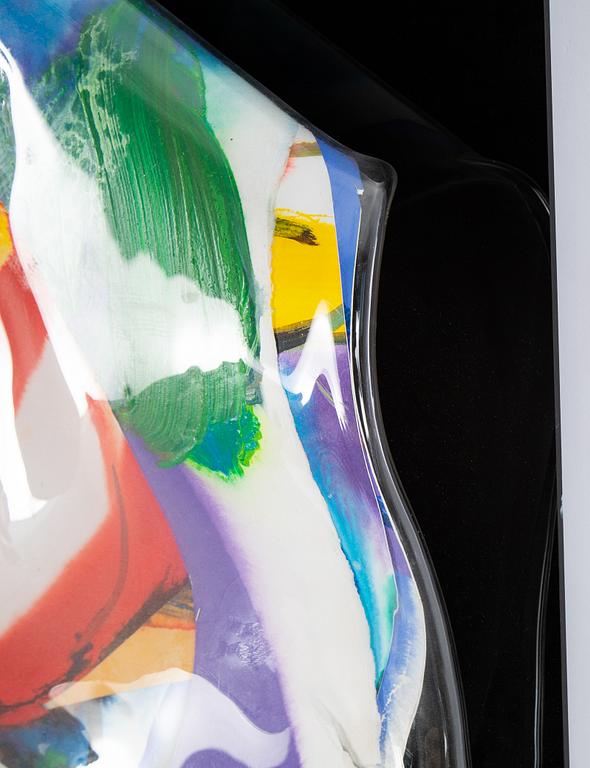 Jan Naliwajko, sculpture, plexi with mixed media, signed and dated 2007.