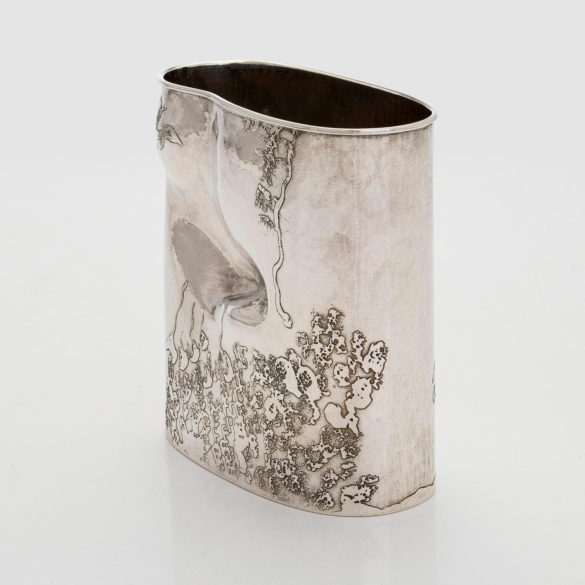 Olle Ohlsson, Vas, sterling silver, Stockholm 1978.