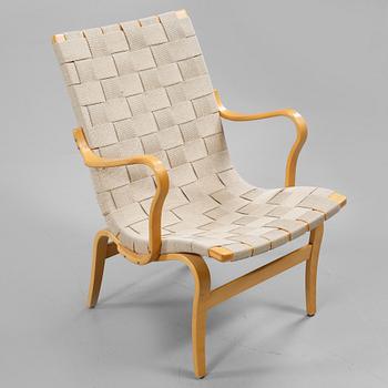 FÅTÖLJER, ett par, "Eva", Bruno Mathsson, Dux, 1900-talets andra hälft.