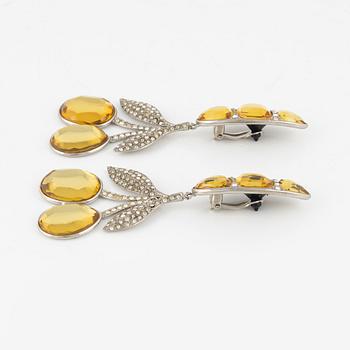 Yves Saint Laurent, earrings, vintage.