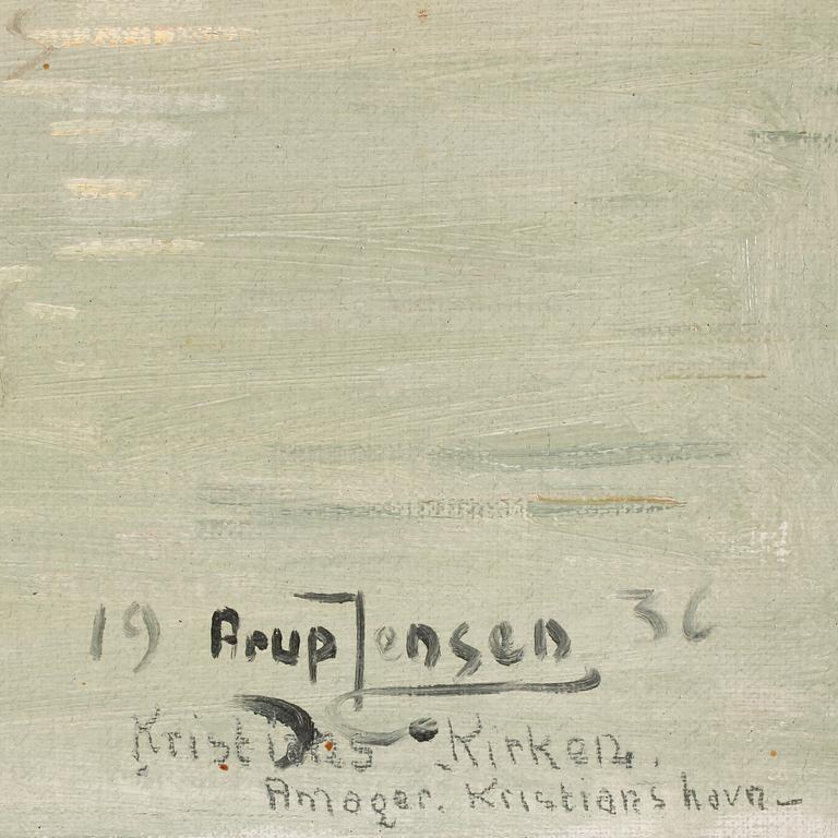 ARUP JENSEN, olja på duk, sign o dat 1936.