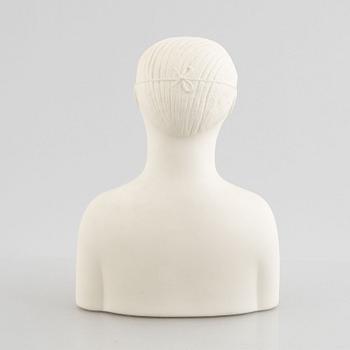 Stig Lindberg, figurin, parian, "Mannen med masken", Gustavsberg.