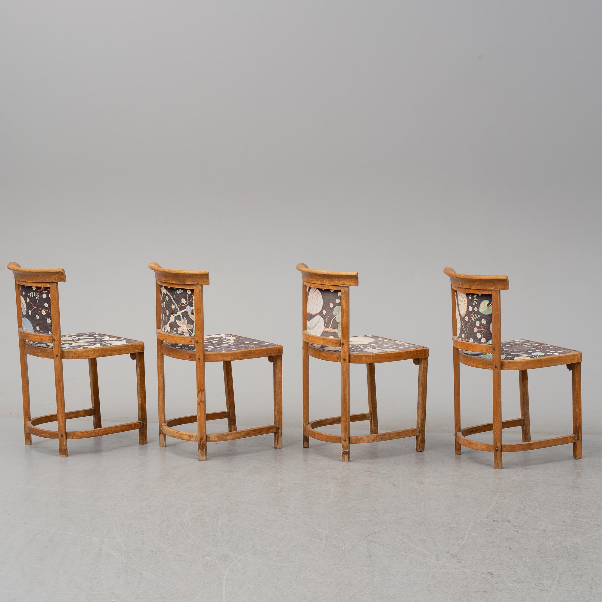 JOSEF HOFFMANN, soffgrupp, 9 delar, Jacob & Josef Kohn, Wien, Österrike tidigt 1900-tal.