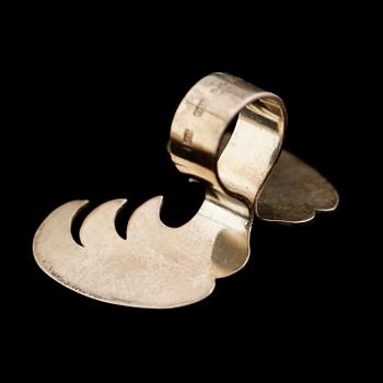 RING, silver, Berit Johansson, 1975.