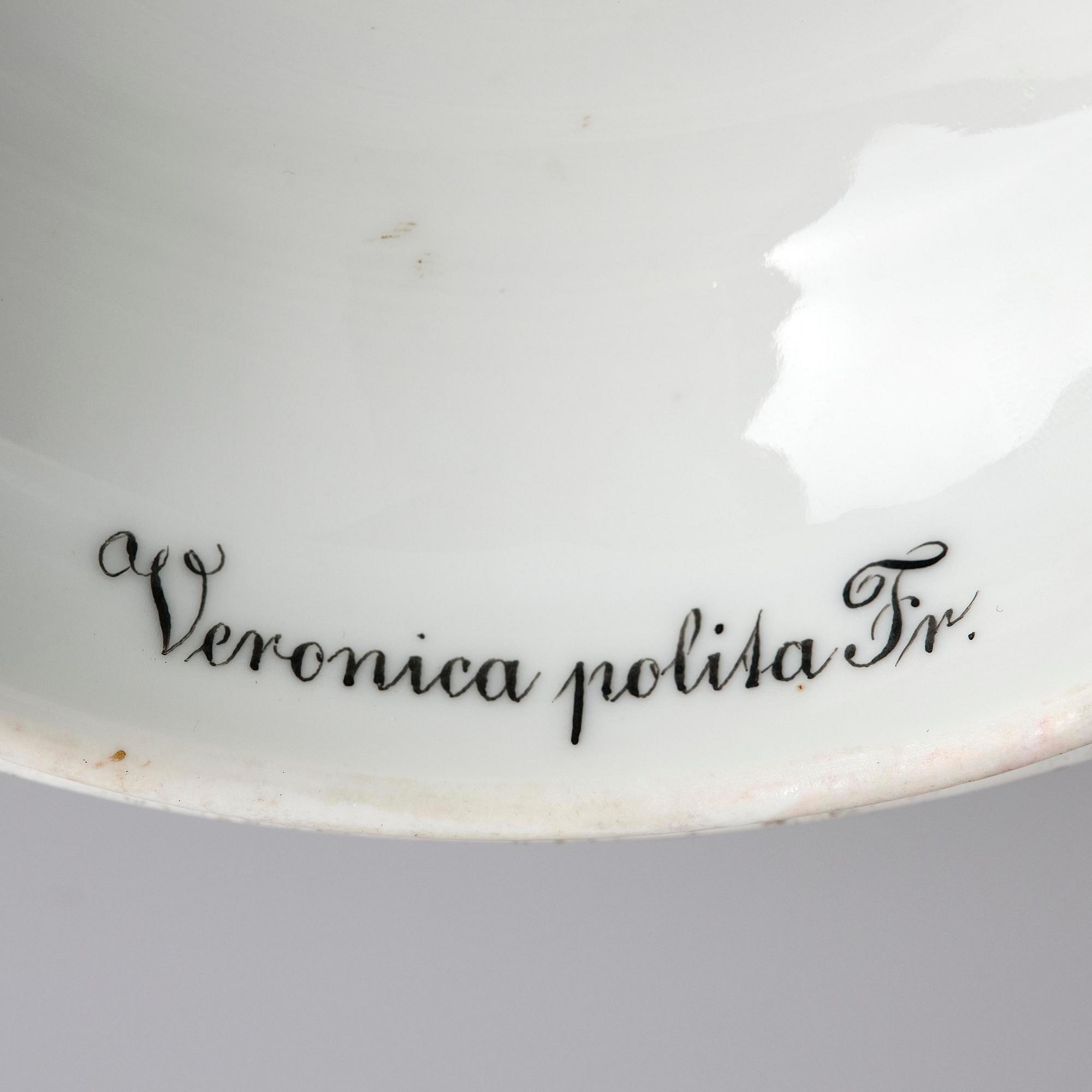 A Royal Copenhagen 'Flora Danica' bonbonniere with cover, Denmark, 1870-90s.