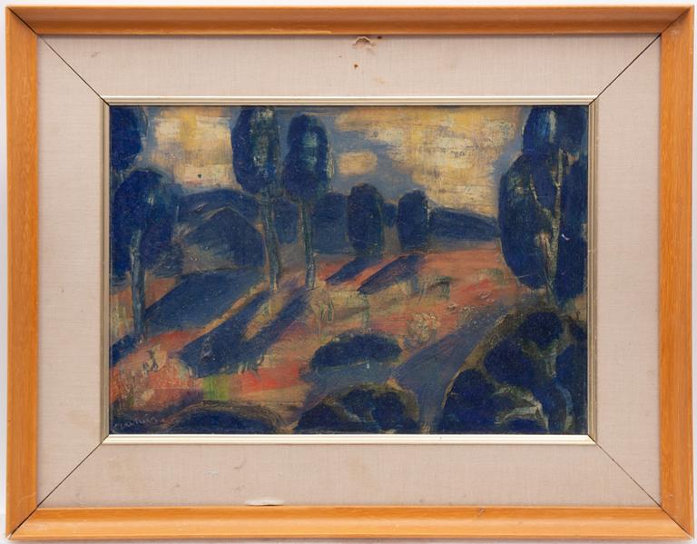 Juli  Ramis, Landscape with Trees.