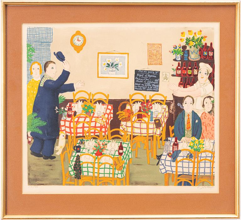 Lennart Jirlow, "Restauranginteriör".