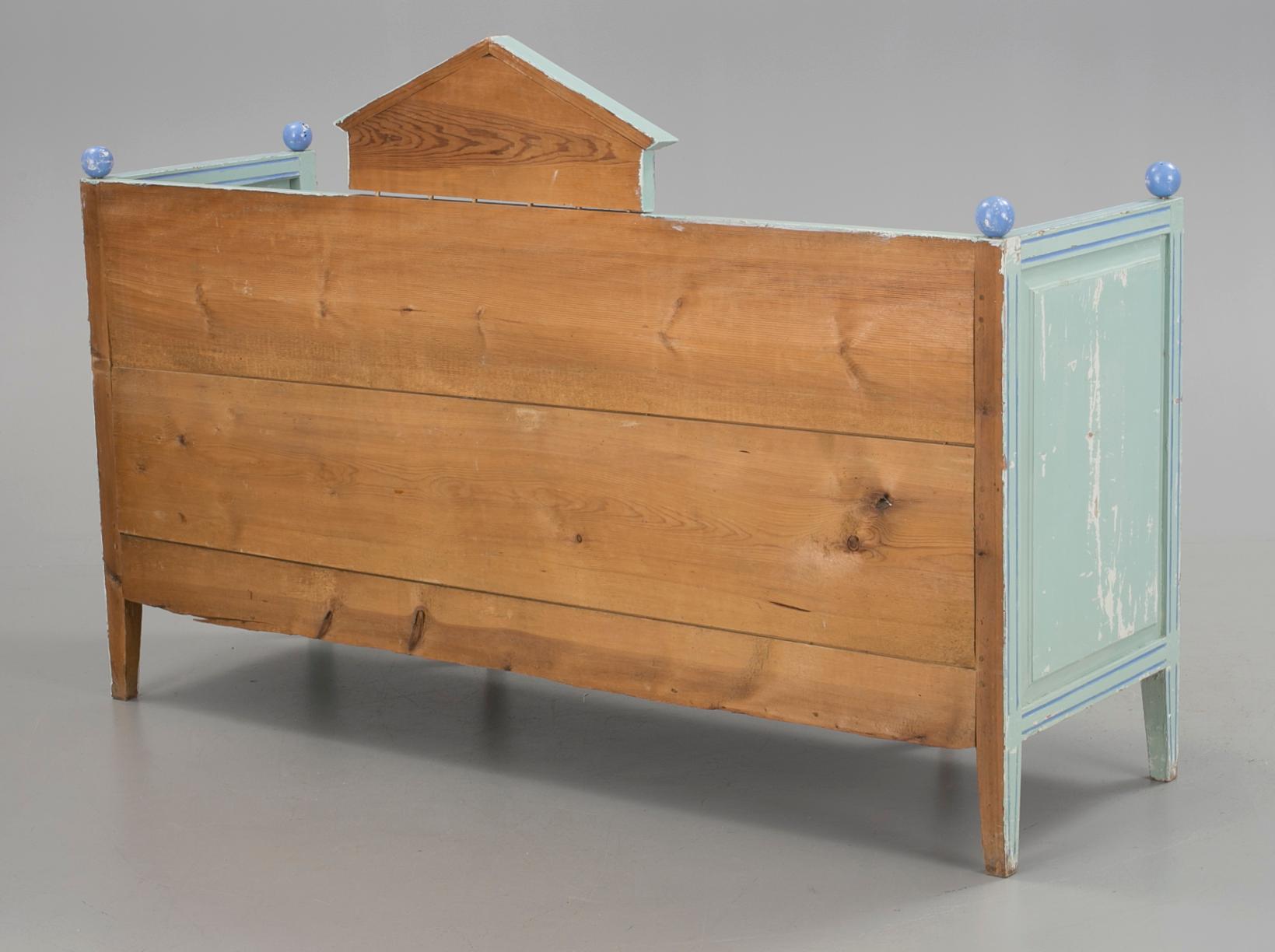 SOFFA, gustaviansk, omkring 1800.