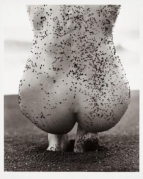 275. Herb Ritts, "Female Nude with Black Sand", Hawaii 1989.