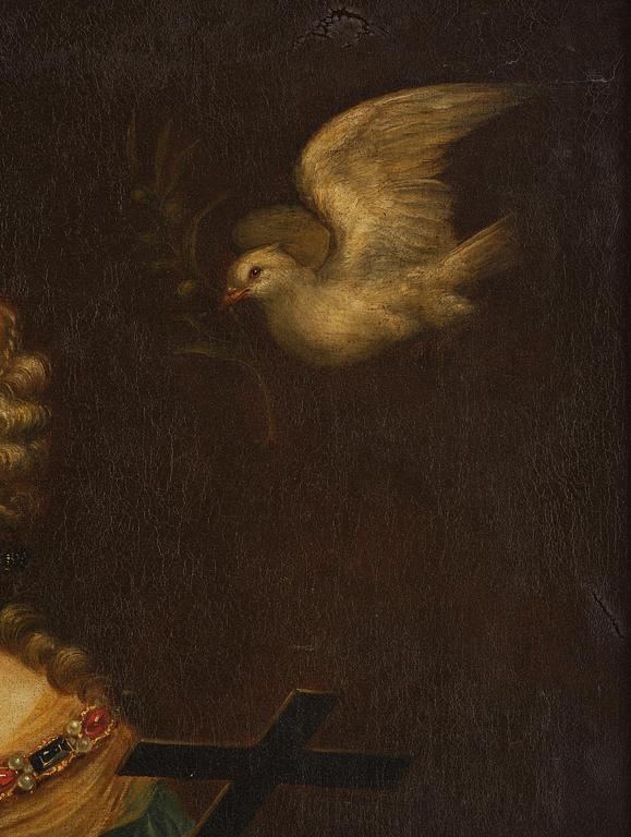 Abraham Janssens, follower of, Saint Helena, Possibly depicting Louise de La Vallière (1644-1710), the mistress of Louis XIV.