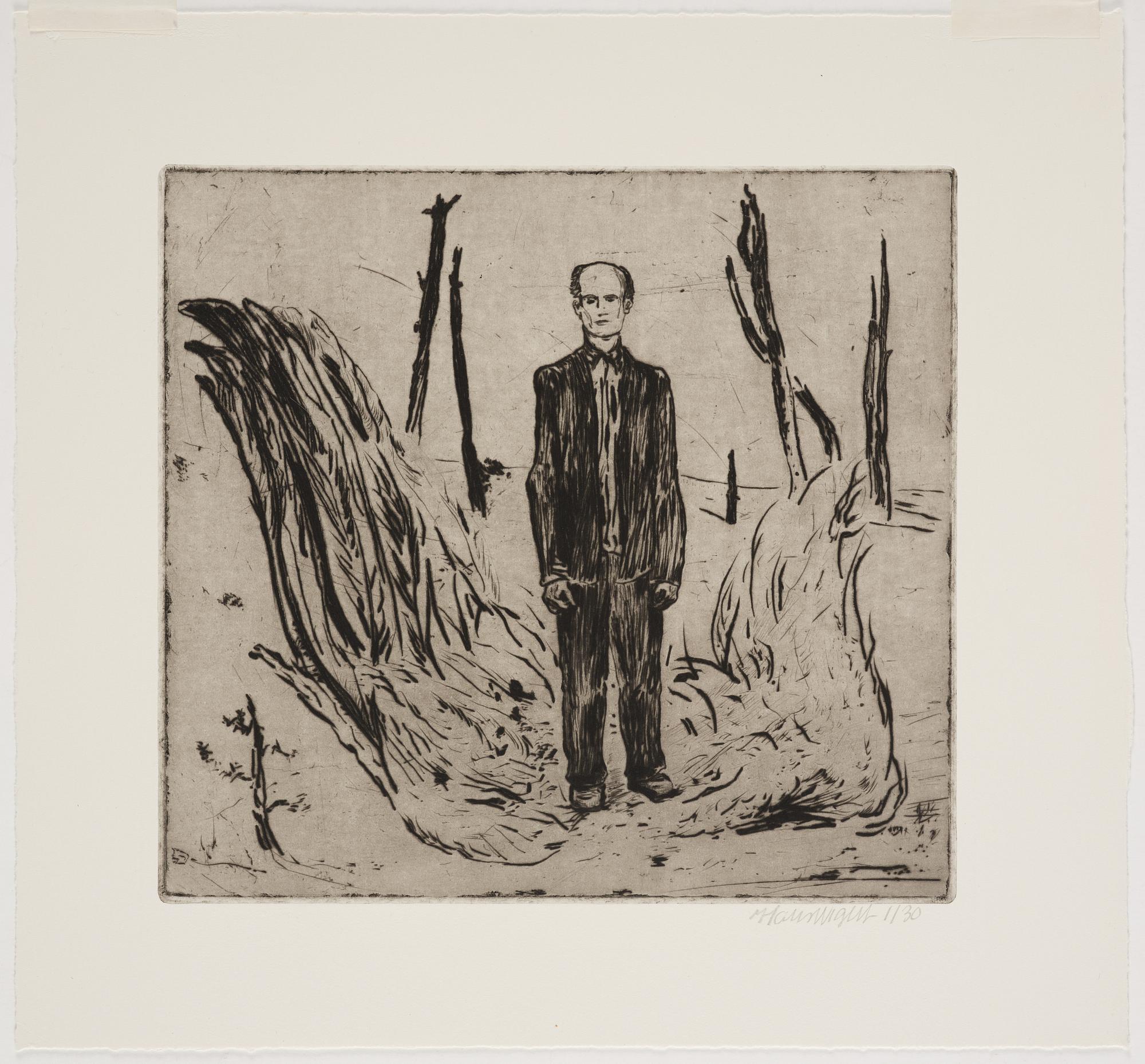 Hans Wigert, Man by the road.