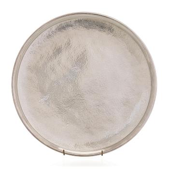 Tapio Wirkkala, A silver dish, model TW 275, Kultakeskus, Hämeenlinna, 1968.