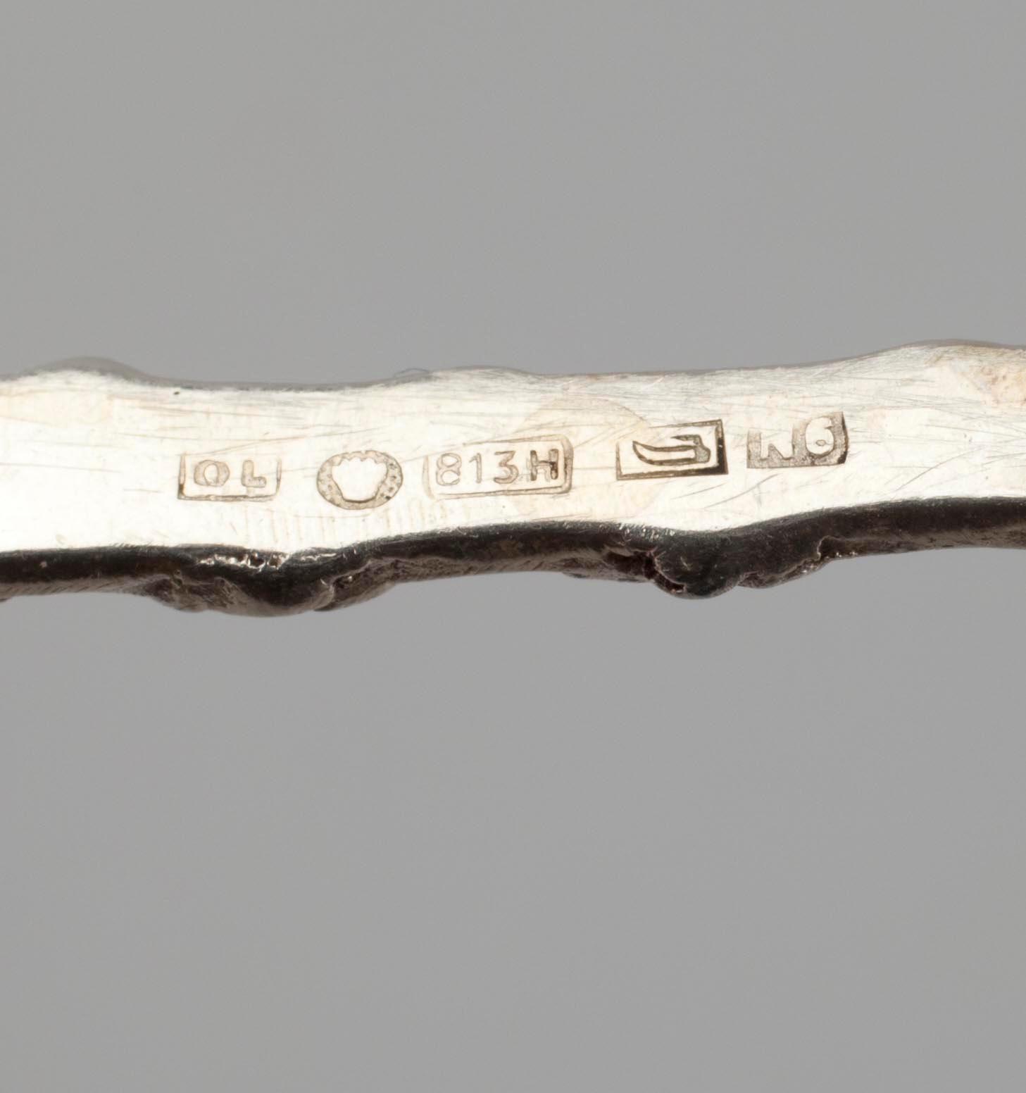 SILVERFÖREMÅL, 12 st, 813H, finska stämplar samt finska importstämplar. 1930-1977. Vikt 831 g.
