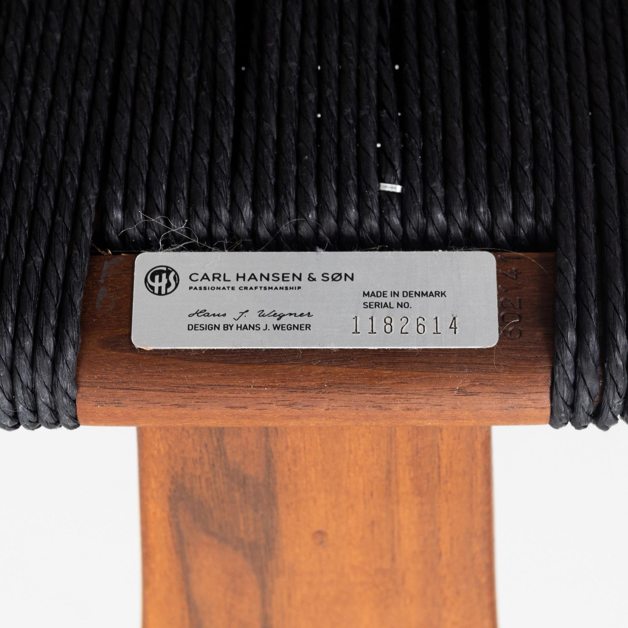 Hans J. Wegner, eight model CH 24 armchairs Carl Hansen & son.