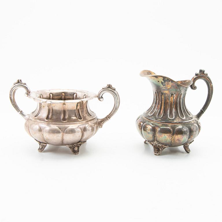 Coffee service, silver, 3 pieces.