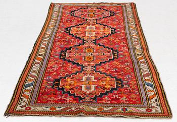 Gallerimatta, antik Karabagh, södra Kaukasus, ca 292 x 124 cm.