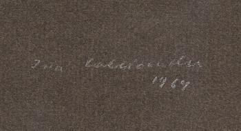 Ina Colliander, woodcut, signed and dated -64, numbered tpl'a 3-10 II 2/10.