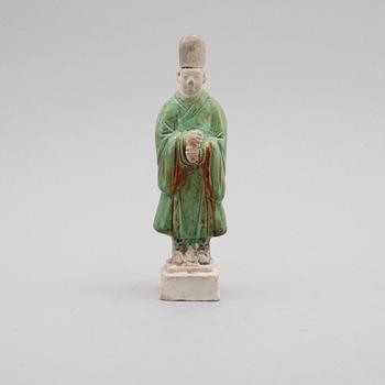 FIGUR, lergods, Kina, möjligen Ming.