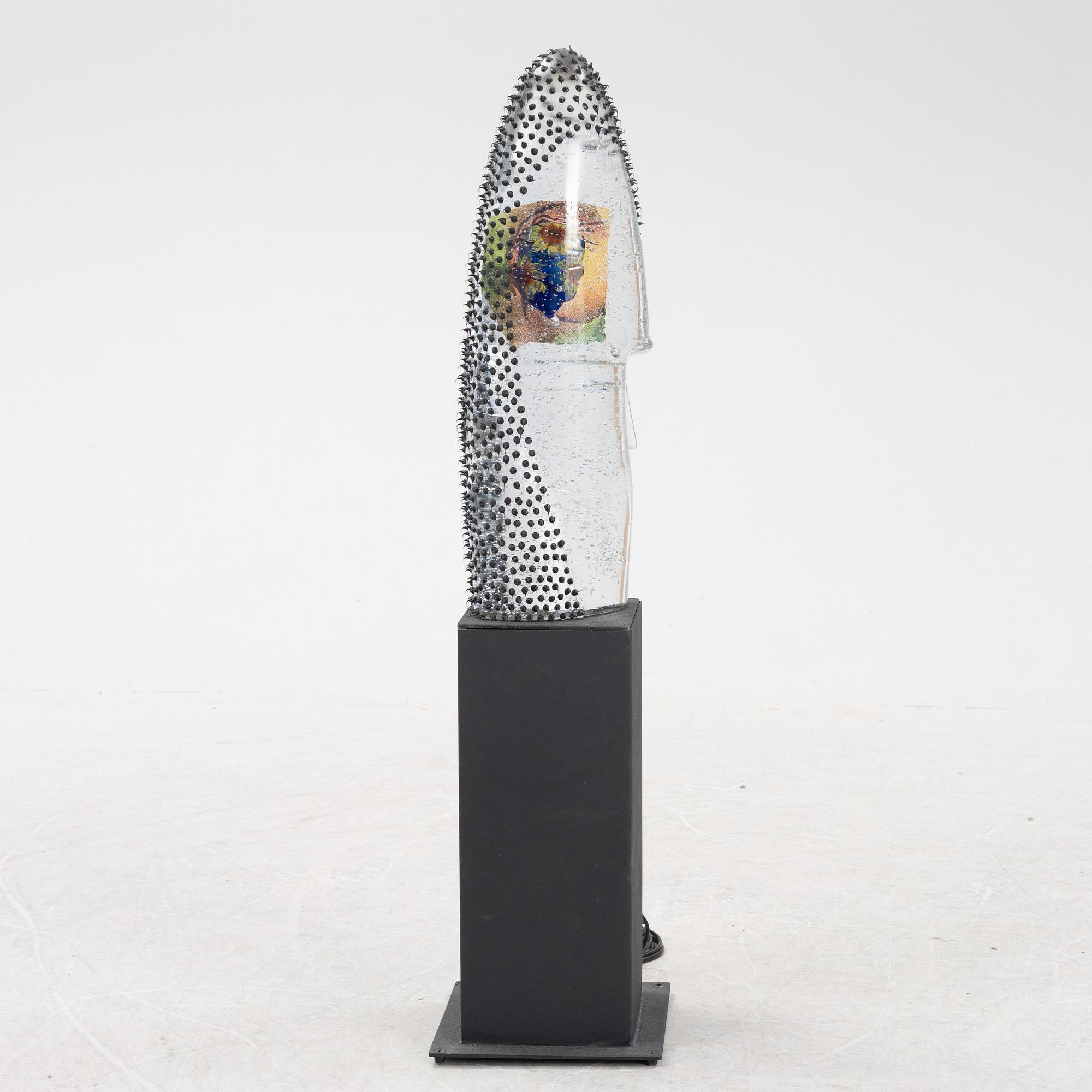 Kjell Engman, glasskulptur, Kosta Boda, unik.