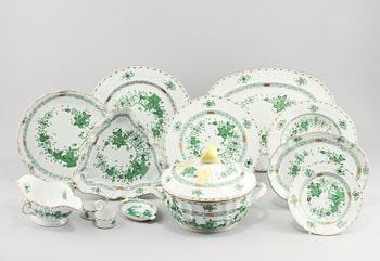 MATSERVIS, 27 delar, porslin, Herend, 1900-tal.