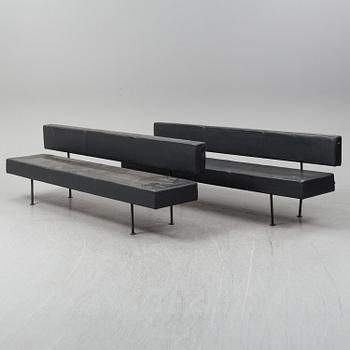 KLAESSONS, a modular "Longo" sofa set of two sofas, Fjugesta Sweden 21st Century.